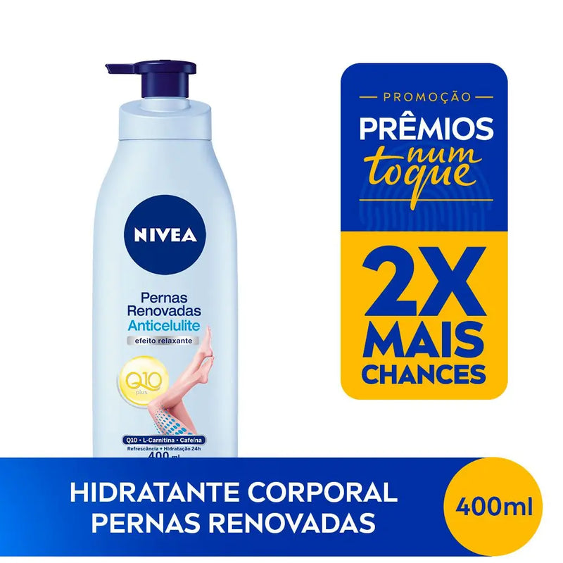 Hidratante Desodorante NIVEA Q10 Plus Pernas Renovadas Anticelulite 400ml