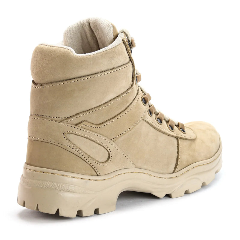 Bota Coturno Militar Masculina em Couro Legitimo