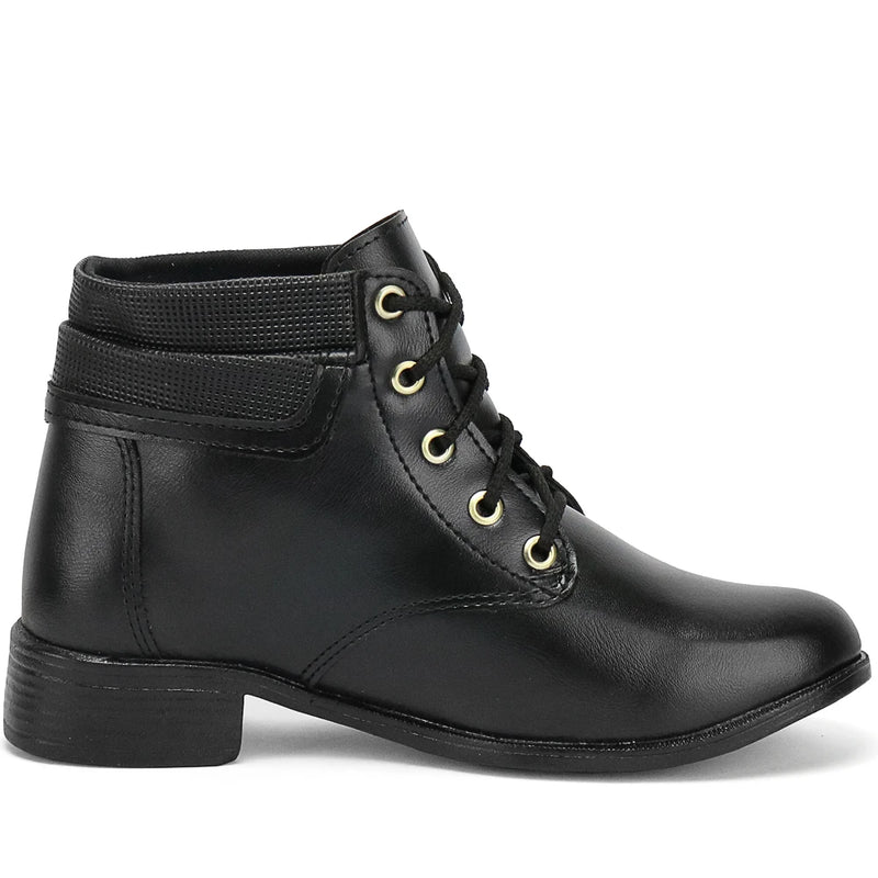 Bota Casual Feminina Cano Baixo