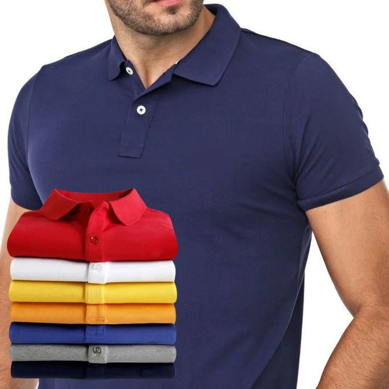 Kit 3 Camisas Gola Polo Estilo Piquet