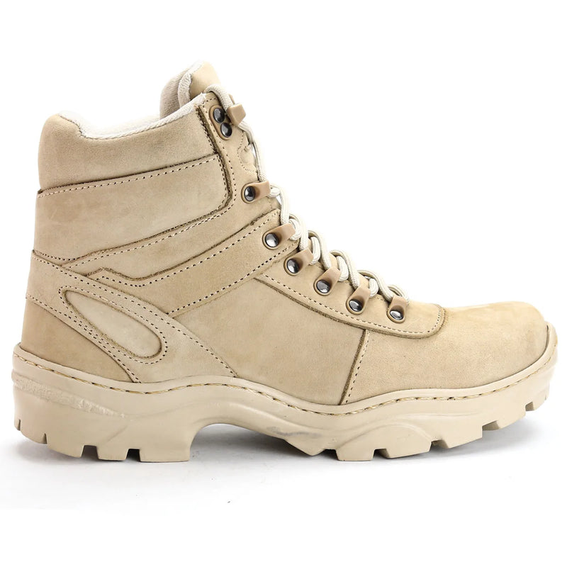 Bota Coturno Militar Masculina em Couro Legitimo