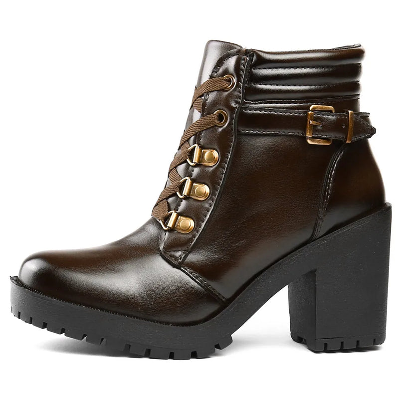 Bota Casual Feminina Com Zíper + Meia Lupo