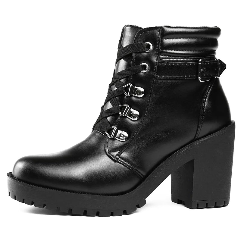 Bota Casual Feminina Com Zíper + Meia Lupo