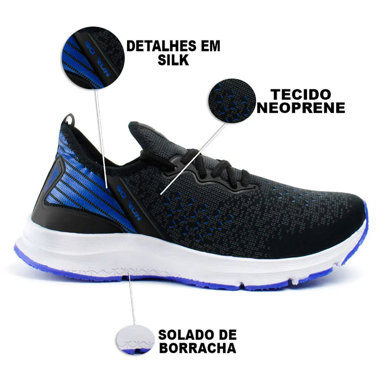 Kit 2 Tênis Esporte De Caminhada Masculino