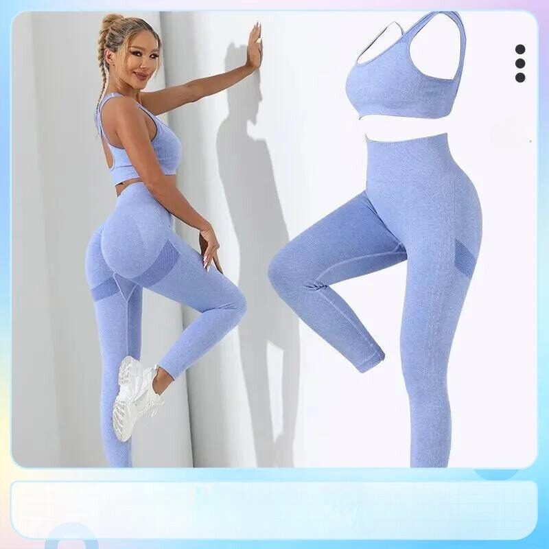 Conjunto De Yoga Básico 2 Peças Sem Costura - Mary