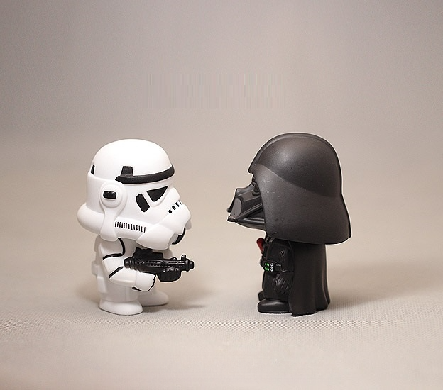 Boneco Madalori & Darth Vader Star Wars 10cm