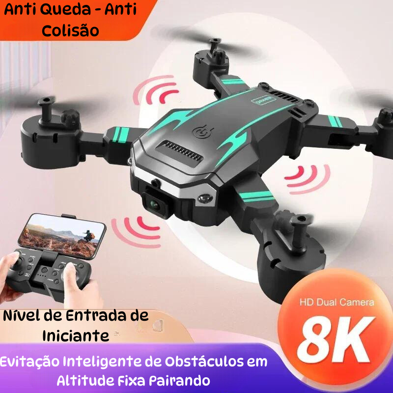 Drone Profissional Dual-Camera Fotografia Aérea HD, GPS, G6 Pro, 8K.