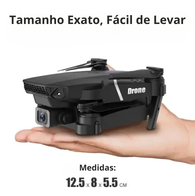 Drone 4K E88Pro Lenovo - Ângulo Amplo