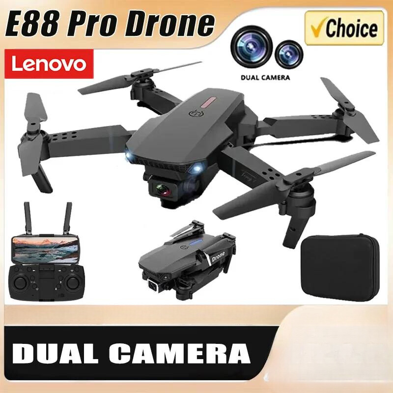 Drone 4K E88Pro Lenovo - Ângulo Amplo