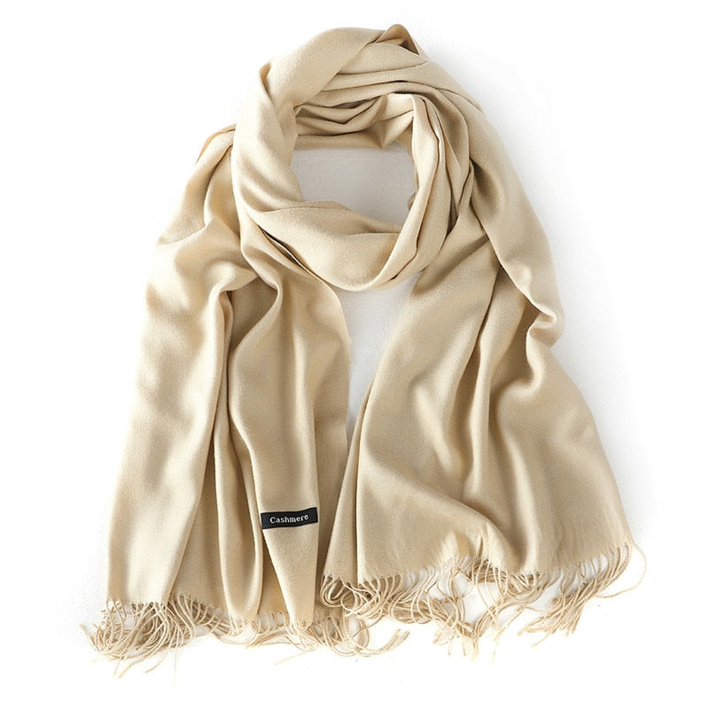 Cachecol Feminino De Cashmere Luxo