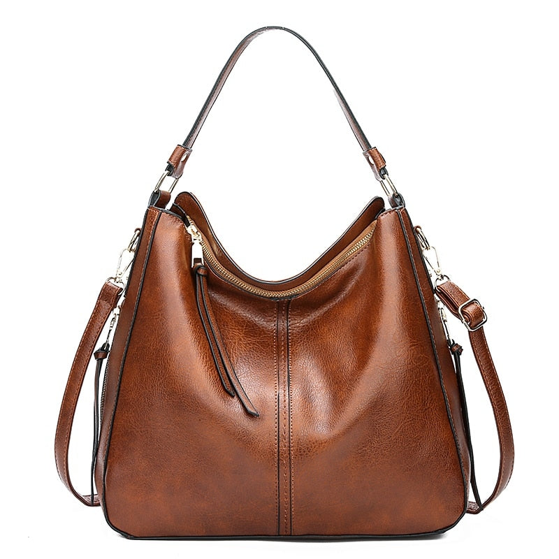 Bolsa Feminina De Couro Vintage - Fashion