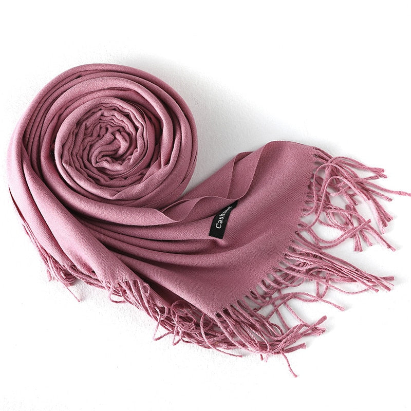 Cachecol Feminino De Cashmere Luxo