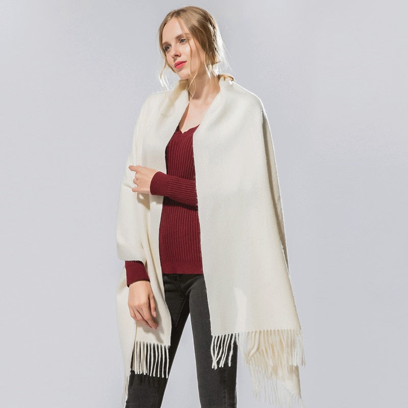 Cachecol Feminino De Cashmere Luxo