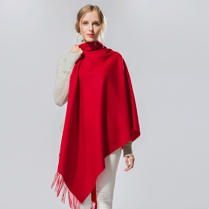 Cachecol Feminino De Cashmere Luxo