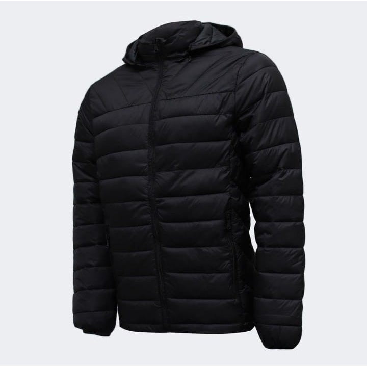 Jaqueta Puffer Matelassê Masculina Capuz Removivel