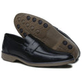 Mocassim Casual Liso Com Solado Bicolor