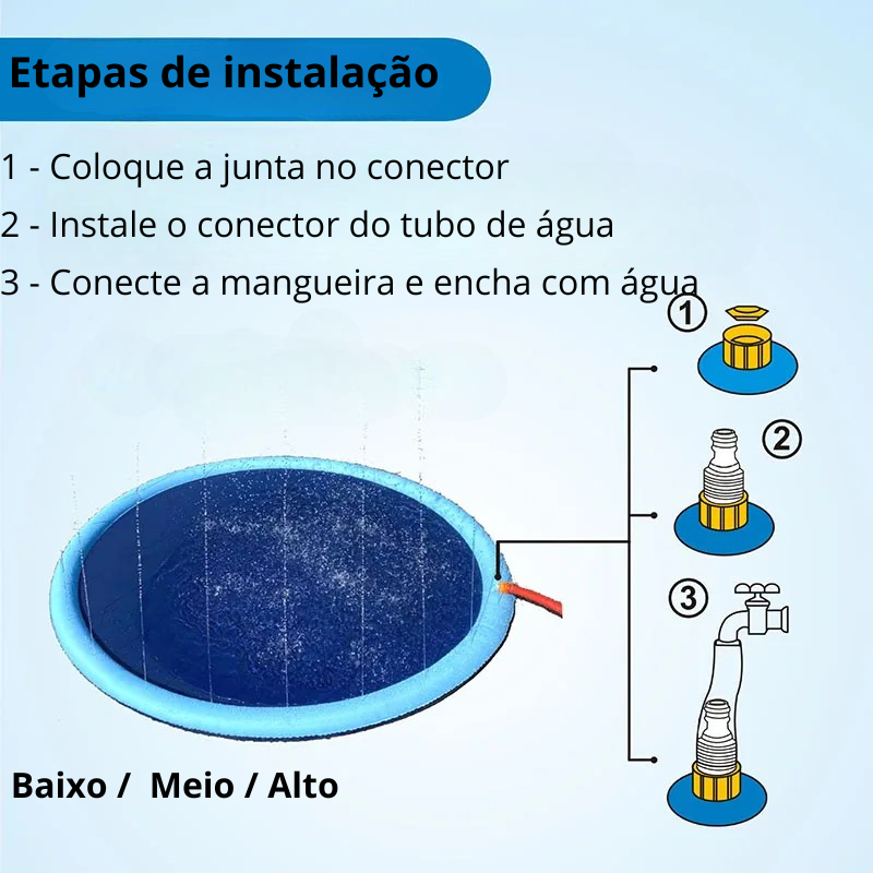 Piscina Chafariz Inflável De Verão