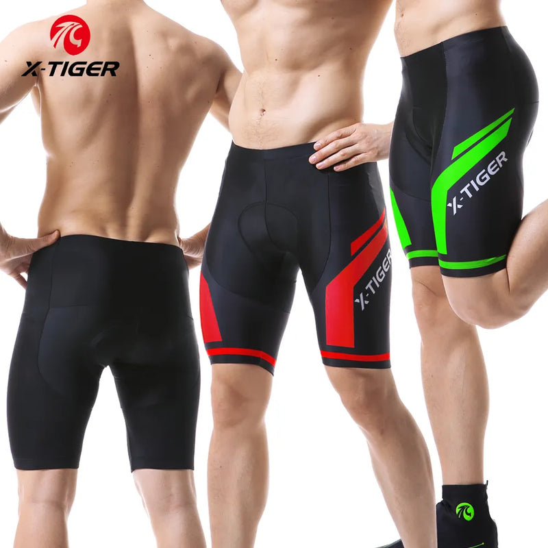 Shorts De Ciclismo Masculino Com Almofada De Gel 5D - Triatlo