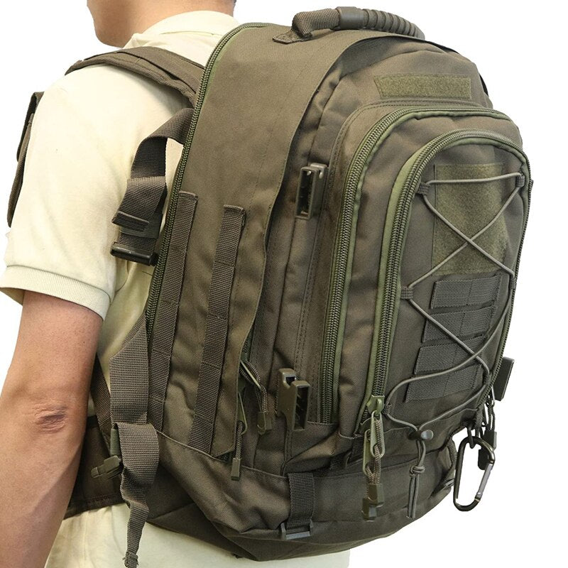 Mochila Tática Militar Expansível 60L