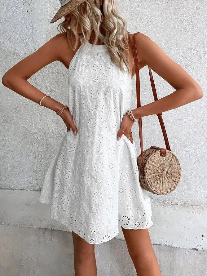 Vestido Em Tricô - Moda Praia - Bia