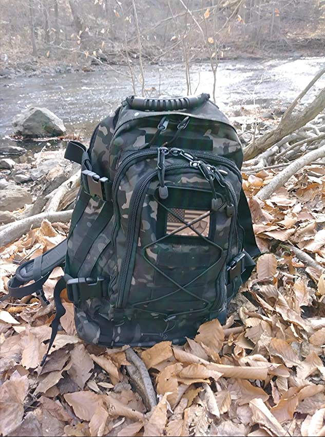 Mochila Tática Militar Expansível 60L