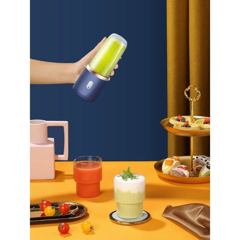 Mini Liquidificador Portátil 6 Lâminas De Suco De Alimentos