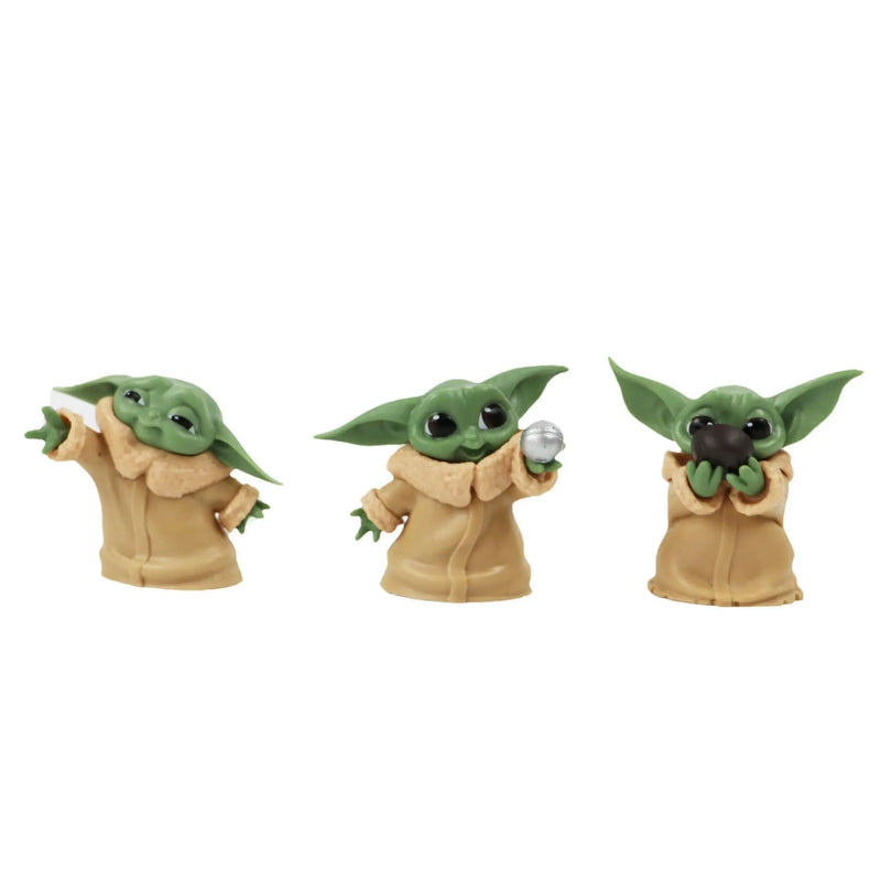 Coleção Bebê Yoda Star Wars 4-6cm - 6 Peças