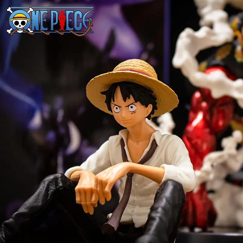 Estatueta Figura Anime de Luffy - 12cm