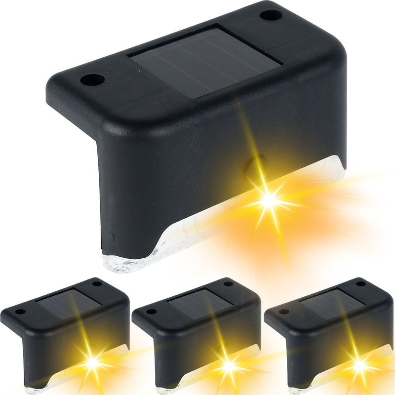 Kit Com 4 Luzes Solares Para Jardim