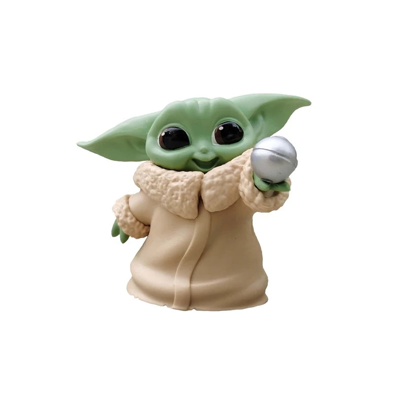 Bebê Yoda Star Wars - 5 Peças 6-7cm