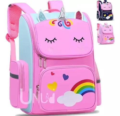 Mochila Espacial Infantil de Escola Primária e Secundária - Carinhosa