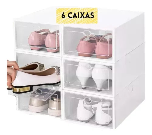 Caixas Organizadora Para Casa - 6 Peças