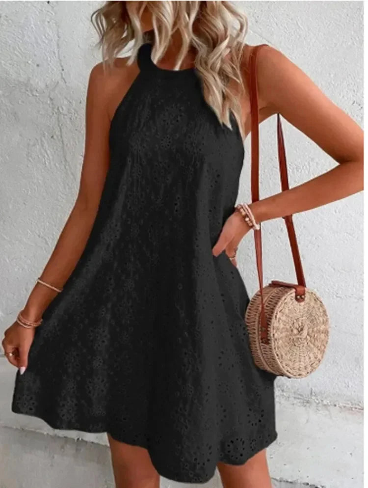 Vestido Em Tricô - Moda Praia - Bia