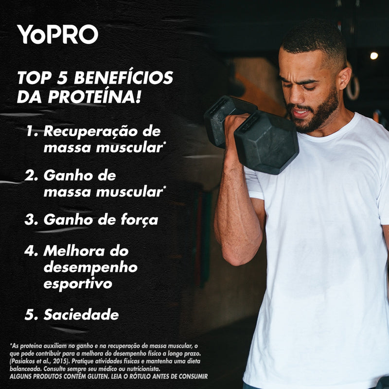 YoPRO Bebida Láctea UHT Banana 15g de proteínas 250ml Pack 12/24 Unidades