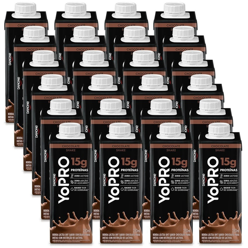 Yopro Chocolate 15g Protein 250ml Pack 12/24 Unidades